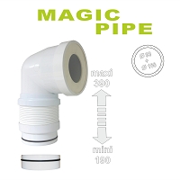 REGIPLAST PIPE COUDEE EXTENSIBLE PCE